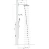 Hansgrohe Rainmaker Select Hlavová sprcha 460, 2 prúdy, sprchové rameno 46 cm, biela/chróm 24005400-HG