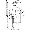 Hansgrohe Talis S Umývadlový ventil, chróm 72017000-HG