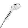 Hansgrohe Crometta Ručná sprcha, EcoSmart 9 /min, biela/chróm 26333400-HG