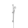 Hansgrohe Crometta Set sprchovej hlavice, tyče a hadice, EcoSmart 9 l/min, biela/chróm 26535400-HG