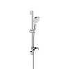 Hansgrohe Crometta Set sprchovej hlavice, 2 prúdy, mydlovničky, tyče a hadice, biela/chróm 26553400-HG