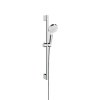 Hansgrohe Crometta Set sprchovej hlavice, 2 prúdy, tyče a hadice, Green 6 l/min, biela/chróm 26555400-HG