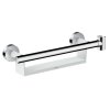 Hansgrohe Raindance Select S Držadlo Comfort s držiakom Porter a poličkou, chróm 26328400-HG