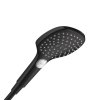 Hansgrohe Raindance Select E Sprchová hlavica 120, 3 prúdy, matná čierna 26520670-HG