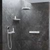 Hansgrohe Rainfinity Nástenné kolienko s držiakom a poličkou, matná biela 26843700-HG