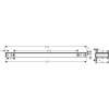 Hansgrohe Rainfinity Polička, dĺžka 50 cm, matná biela 26844700-HG