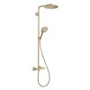 Hansgrohe Raindance Select S Sprchový set Showerpipe s termostatom, 3 prúdy, kefovaný bronz 27633140-HG