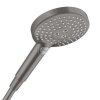 Hansgrohe Raindance Select S Sprchová hlavica 120, 3 prúdy, EcoSmart, kefovaný čierny chróm 26531340-HG
