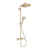 Hansgrohe Croma Select S Sprchový set Showerpipe 280 s termostatom, kefovaný bronz 26890140-HG