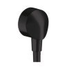 Hansgrohe Fixfit Prípojka hadice E bez spätného ventilu, matná čierna 27454670-HG