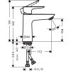 Hansgrohe Talis E Umývadlová batéria, CoolStart, matná čierna 71714670-HG