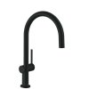 Hansgrohe M54 Drezová batéria Talis, EcoSmart, matná čierna 72843670-HG