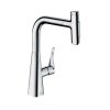 Hansgrohe M71 Drezová batéria Metris Select s výsuvnou spŕškou, chróm 73822000-HG
