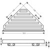 Hansgrohe AddStoris Polička rohová, chróm 41741000-HG