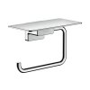 Hansgrohe AddStoris Držiak toaletného papiera s poličkou, chróm 41772000-HG
