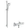 Hansgrohe Croma Select S Sprchový set s termostatom Ecostat, 2 prúdy, chróm 27833400-HG