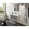 Hansgrohe Finoris Umývadlová batéria 110, 3-otvorová inštalácia, s výpustom Push-Open, EcoSmart, matná čierna 76033670-HG