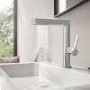 Hansgrohe Finoris Umývadlová batéria, s výpustom Push-Open a výsuvnou spŕškou, EcoSmart, chróm 76063000-HG