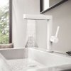 Hansgrohe Finoris Umývadlová batéria 230, s výpustom Push-Open a výsuvnou spŕškou, EcoSmart, matná biela 76063700-HG
