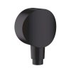 Hansgrohe Fixfit Sprchové kolienko S so spätným ventilom, matná čierna 26453670-HG
