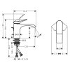 Hansgrohe Vivenis Umývadlová batéria 80, s výpustom, EcoSmart, matná biela 75010700-HG