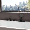 Hansgrohe Vivenis Batéria na okraj vane, 4-otvorová inštalácia, sBox, matná čierna 75444670-HG
