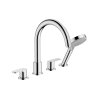 Hansgrohe Vernis Blend Batéria na okraj vane, 4-otvorová inštalácia, chróm 71456000-HG
