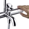 Hansgrohe Vernis Blend Sprchový set Showerpipe 200 s vaňovým termostatom, EcoSmart, chróm 26079000-HG