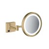 Hansgrohe AddStoris Kozmetické nástenné zrkadlo s LED osvetlením, kefovaný bronz 41790140-HG