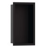 Hansgrohe XtraStoris Original Výklenok do steny s rámom, 30x15x10 cm, matná čierna 56057670-HG