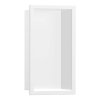 Hansgrohe XtraStoris Original Výklenok do steny s rámom, 30x15x10 cm, matná biela 56057700-HG