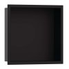 Hansgrohe XtraStoris Original Výklenok do steny s rámom, 30x30x10 cm, matná čierna 56061670-HG