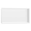 Hansgrohe XtraStoris Original Výklenok do steny s rámom, 30x60x10 cm, matná biela 56064700-HG