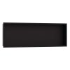 Hansgrohe XtraStoris Original Výklenok do steny s rámom, 30x90x10 cm, matná čierna 56067670-HG