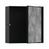 Hansgrohe XtraStoris Rock Výklenok do steny, s dvierkami, 30x30x10 cm, matná čierna 56085670-HG