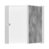 Hansgrohe XtraStoris Rock Výklenok do steny, s dvierkami, 30x30x10 cm, matná biela 56085700-HG