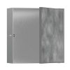 Hansgrohe XtraStoris Rock Výklenok do steny, s dvierkami, 30x30x10 cm, kefovaná nerezová 56085800-HG