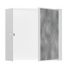 Hansgrohe XtraStoris Rock Výklenok do steny, s dvierkami, 30x30x14 cm, matná biela 56091700-HG
