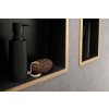 Hansgrohe XtraStoris Individual Výklenok do steny s designovým rámom, 30x15x10 cm, matná čierna/kefovaný bronz 56095140-HG