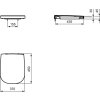 Ideal Standard Softmood WC doska SoftClose, biela T639201