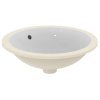Ideal Standard Connect Umývadlo zápustné, priemer 48 cm, bez otvoru na batériu, biela E505401