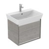 Ideal Standard Connect Air Skrinka pod umývadlo Cube 55 cm, 48x41x40 cm, dekor sivý dub/biela mat E0844PS