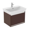 Ideal Standard Connect Air Skrinka pod umývadlo Cube 60 cm, 53x41x40 cm, hnedá mat/biela mat E0846VY