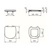 Ideal Standard Tempo WC doska, SoftClose, biela T679901