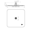 Ideal Standard Idealrain Cube Hlavová sprcha LUXE, 40x40 cm, nehrdzavejúca oceľ B0389MY