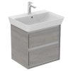 Ideal Standard Connect Air Umývadlová skrinka, 53x41x52 cm, sivý dub/matný biely lak E1606PS