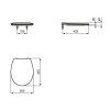 Ideal Standard Eurovit WC doska, SoftClose, biela E131801