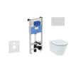 Ideal Standard ProSys Set predstenovej inštalácie, klozetu a sedadla Connect Air, tlačidla Oleas M1, Aquablade, SoftClose, chróm ProSys120M SP24