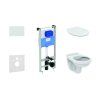 Ideal Standard ProSys Set predstenovej inštalácie, klozet Alpha s doskou, tlačidlo Oleas M2, SoftClose, biela ProSys120M SP37