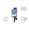 Ideal Standard ProSys Set predstenovej inštalácie, klozetu a sedadla Bau Ceramic, tlačidla Oleas M2, Rimless, SoftClose, biela ProSys80M SP133